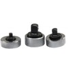 3Pcs Finger Ratchet Set Reversible Thumbwheel Mini Palm Wrench 1/4