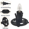 Jacqings Himalayan Salt Lamp Cord Replacement with Dimmer Switch, 5
