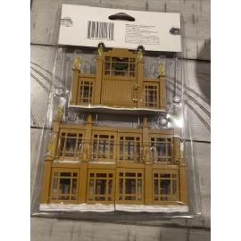 Lemax *NIP* 2004 Lemax Christmas Village Craftsmen Fence Set of 5 Item#44180