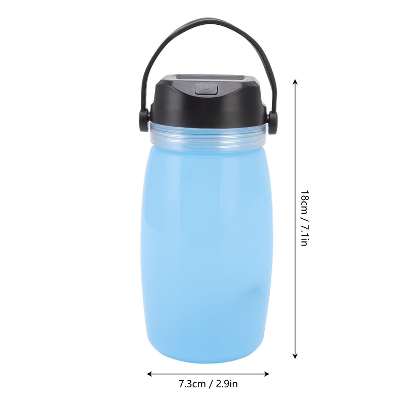 Solar Charging Water Bottle Luminous Water Cup Teacup Outdoor Camping