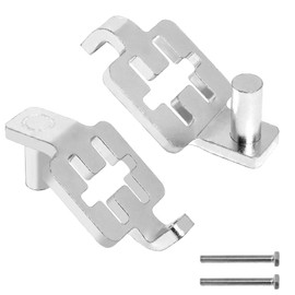 T-Post Gate Hinge Pins 5/8" Shank, Adjustable Hinge Pins for Metal T-Post, Chain Link Fence Gate, Farm & Ranch Use (1-Pack-Right-Angle)