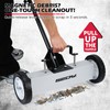 18-Inch Rolling Magnetic Sweeper with 9.5-inch Magnetic Trays, 45-Pound Capacity