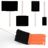Polly Online 4 Pcs Foam Art Paintbrushes Wood Handle Sponge