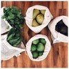Reusable Garlic Storage Bags - Organic Cotton Garlic Mesh Bags