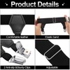 Eurzom 4 Pack Sock Garters Bulk for Men Sock Suspenders