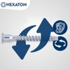 HEXATON Confirmat Screws 5 x 50 mm - Countersunk Hex