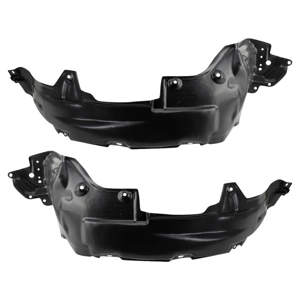 TRQ TRQ Front Inner Fender Liner Set Compatible with 2009-2012