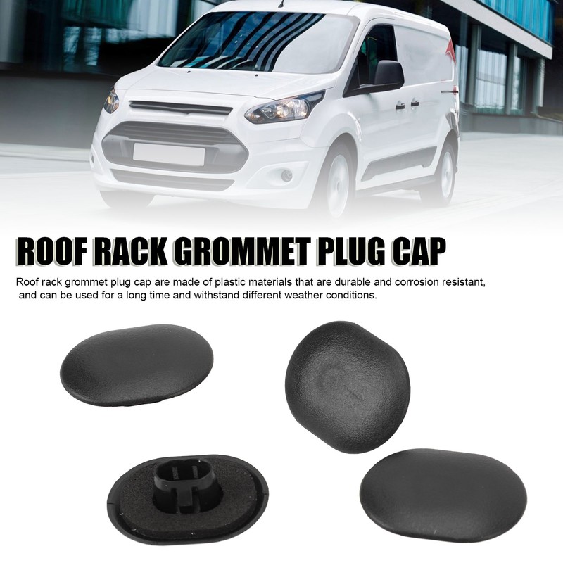4pcs Roof Rack Grommet Plug Cap Dustproof Rear Section Roof