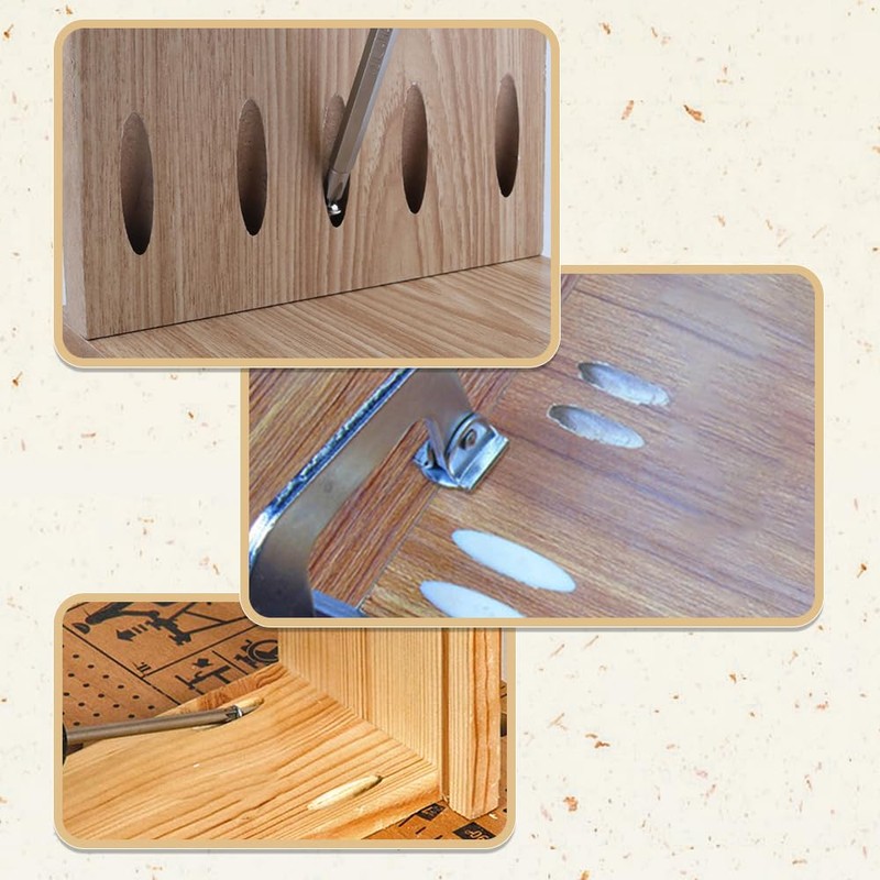 50 Pcs Solid Wood Pocket Hole Plugs Woodworking Screws Plugs