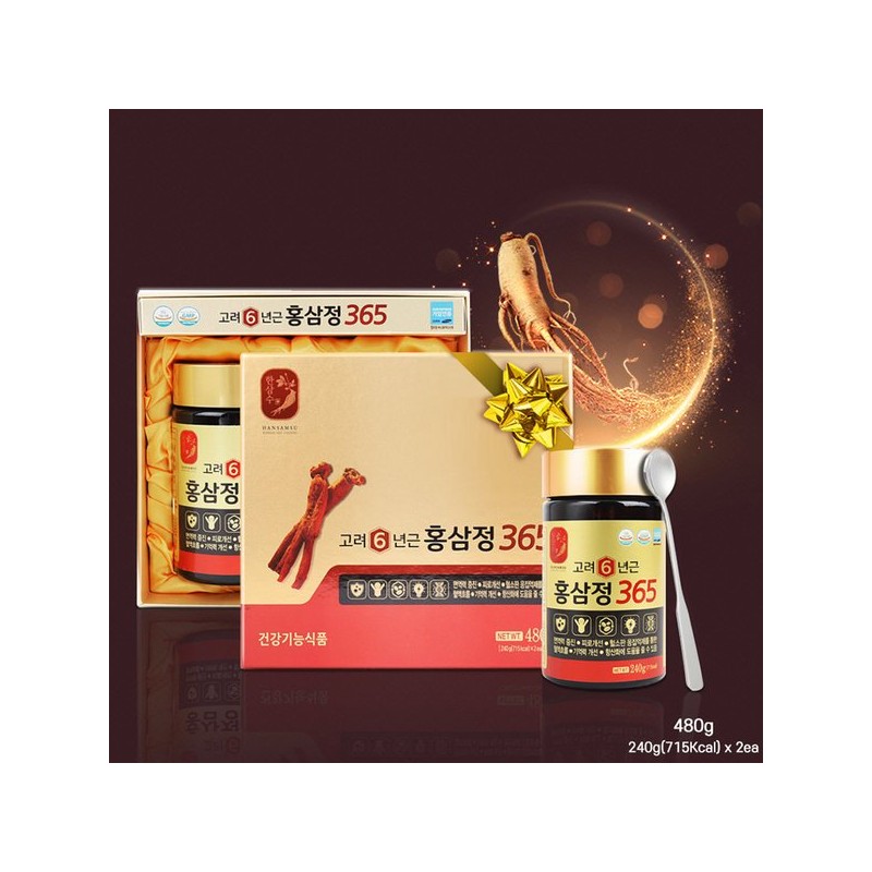 V 고려6년근 홍삼정 365 (240gx2병)x3세트 명절 선물 V Red Ginseng