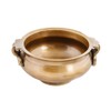 NKlaus 9 cm Brass Incense Bowl Incense Burner Massing Operated