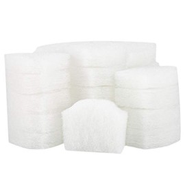 LTWHOME Replacement White Filter Pads Set for Oase BioPlus 50, 100 and 200 Internal Filter (Pack of 30)