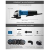 DongCheng 9.2 Amp Power Angle Grinders, 4-1/2 in., 11800RPM, Tool-Free
