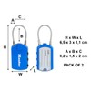 Master Lock 4684EURTCOL Adjustable Padlock with Address Tag Coloured