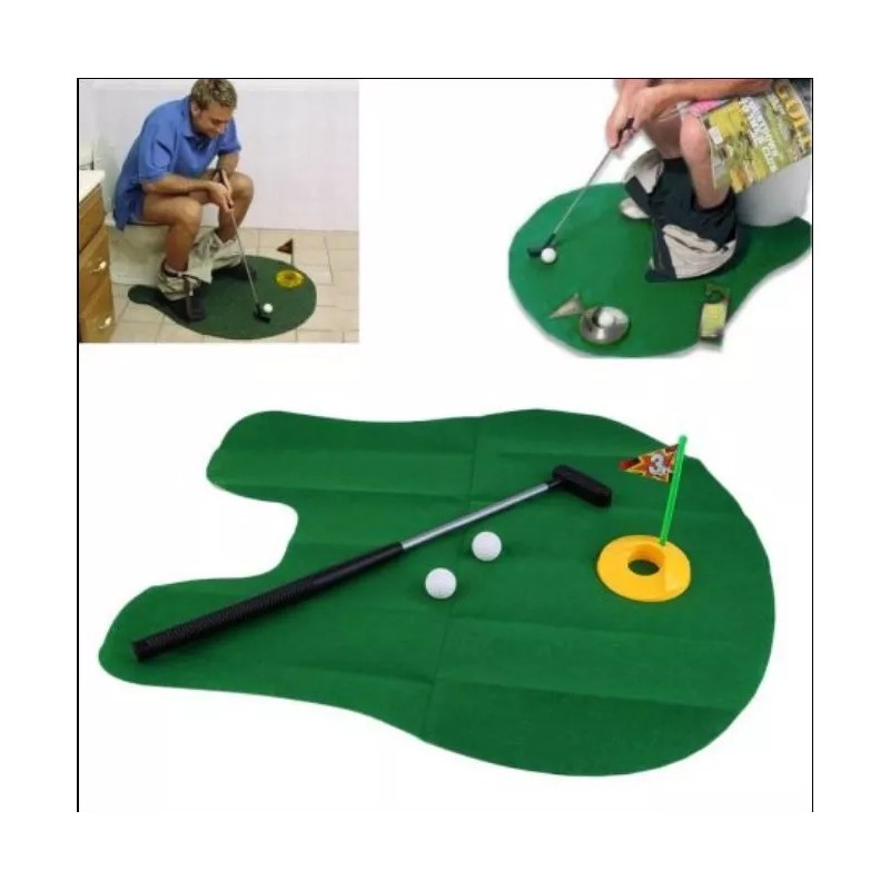 Smart TV Solutions Toilet Time Bathroom Golf Putting Game -