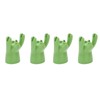 4Pcs Desktop Card Holder Resin Cartoon Animal Shape Cute Message
