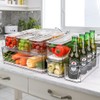 10 Pack Refrigerator Pantry Organizer Bins, Stackable Fridge Organizer Bins
