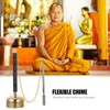 Flexible Brass Chime Bell for Buddhist Temple Rituals, Meditation, and