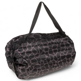 MIJOMA - Stylish foldable travel bag, adjustable straps, handy, ideal as a bag for on the go, small folded in your handbag, load capacity up to 15 kg, giraffe, Modern