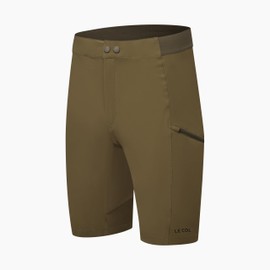 LE COL ARC Men's Cycling Overshort | Road and Gravel Cycling Overshort | Lightweight, Durable, Four-Way Stretch, Quick Drying (US, Alpha, X-Large, Olive)