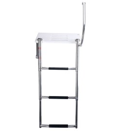 Amarine Made Boat Out-Board Outboard Swim High Strength Polyethylene Platform with 3-Steps Ladder