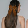 Velvet Bow Hair Clip French Barrette Hair Bows for Women