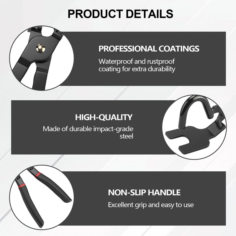 Exhaust Hanger Removal Pliers, Heavy-Duty Exhaust Hanger Removal Tool