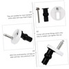 Mipcase 1set Toilet Seat Fixing Hinges Replacement Fittings for Fast
