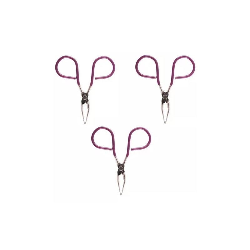 Curtis 3 Pzs Mini Pinza Tijera Para Depilar Cejas Lady