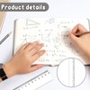 5-Piece 15cm Clear Plastic Ruler Set, Perfect for School &