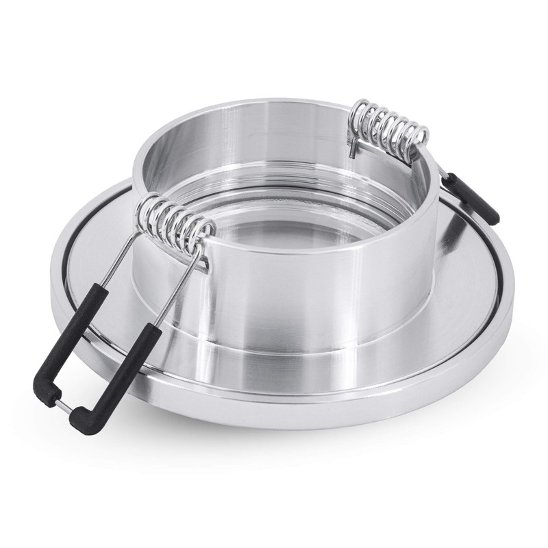 linovum ISASO Recessed Spotlight LED Flat IP65 Brushed Aluminium for