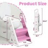 Primlect Potty Training Seat, Upgrade Foldable Step Stool for Bathroom,