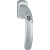 Window Handle Aluminium F8707 Satin Dark Brown, Manufacturer Order Number:
