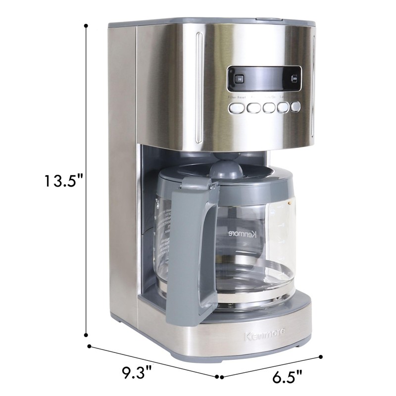 Kenmore Drip Coffee Maker - Programmable Cafe Machine With Glass