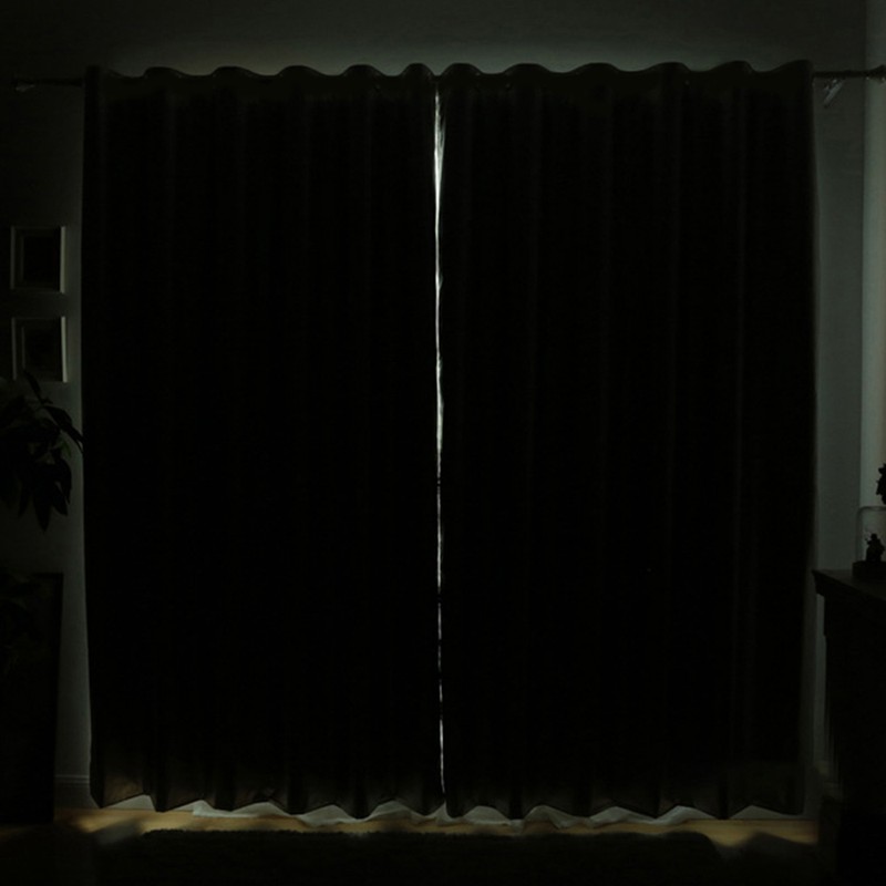 Thickened Full Blackout Curtains Bedroom Sunscreen Heat Insulation Sunshade With