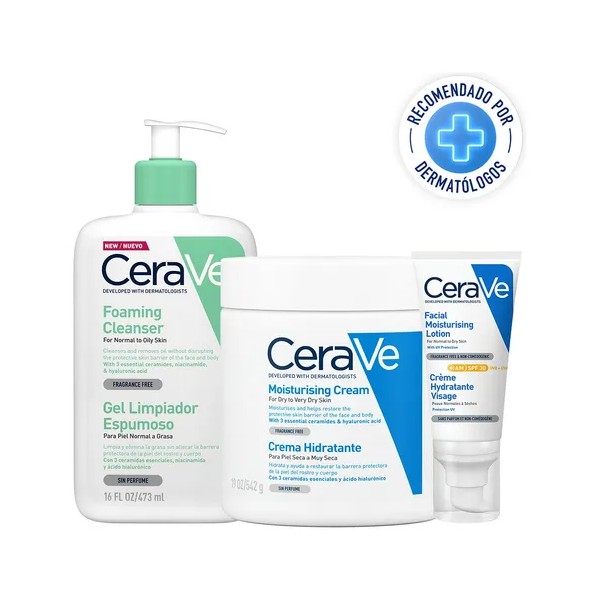 CeraVe Bundle Piel Normal kit 3 unidades