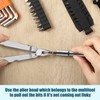 Dreyoo Multitool Bit Driver Extender, Multi Tool 1/4 Bit, Bit