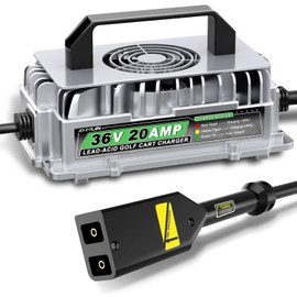 36 Volt 20 AMP Golf Cart Battery Charger for EZGO TXT with D Style Plug for 36V Lead Acid Battery