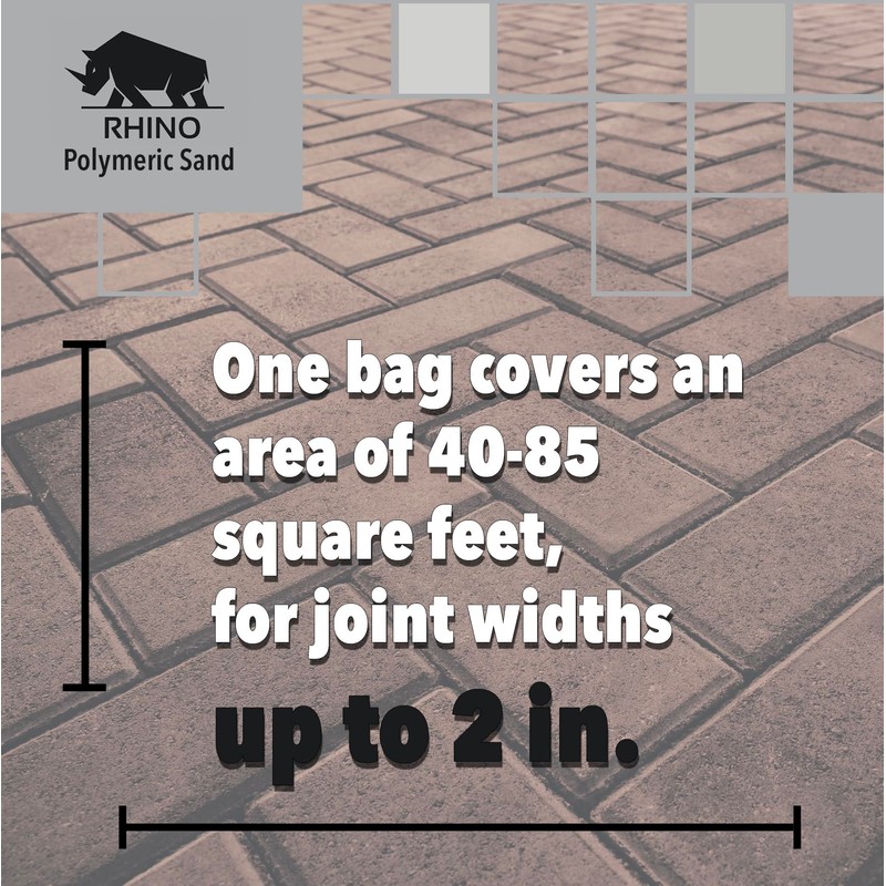Rhino Power Bond Plus - Polymeric Sand for Pavers and