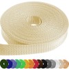 TECEUM 1.5 Inch Webbing – Cream – 10 Yards –