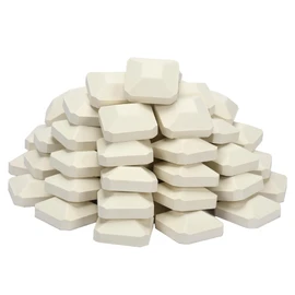 Leship Ceramic Briquettes Replacement for Lynx L27 L30 L36 L42 L54 and Other Gas Grills, Gas Grill Briquettes Replacement for Lava Rocks, 2 x 2 inches, 50-Piece