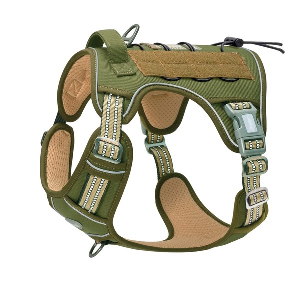 Auroth Tactical Dog Harness for Small Medium Large Dogs No