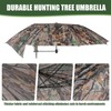 Kalkal Tree Stand Umbrella, 58" Wide Camo Hunting Umbrella for