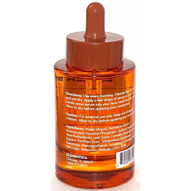 Elementica Vitamin C + Hyaluronic Advanced Brightening Face Serum 1.5