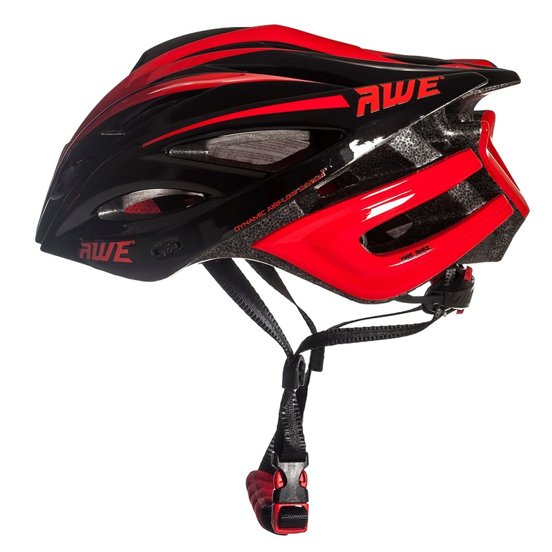 AWE® AWEBlade™ In Mould Adult E-Bike/Bike Helmet 55-58cm Black/Red *FREE