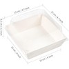Kucoele 50 Pack Small Charcuterie Boxes with Clear Lids, 4