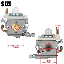 oilutil PB-580T Carburetor for Echo PB-580 PB-580H PB 580T Backpack Blower Shindaiwa EB600RT Blower Replace WTA-35 A021004331 with PB580 Air Filter Kit