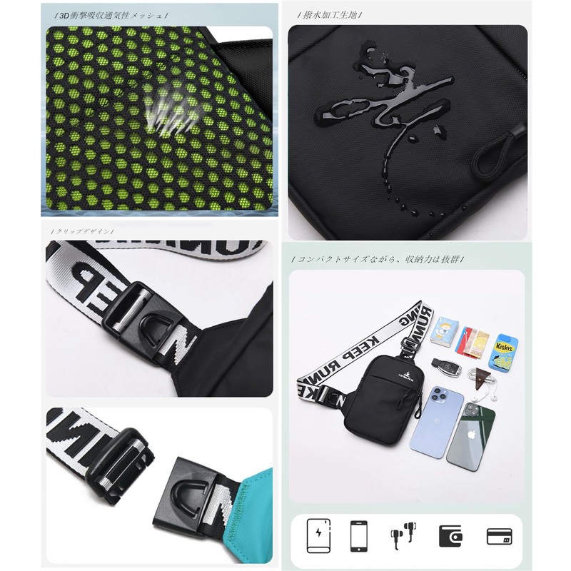 §SEYIXU Shoulder Bag, Mini Bag, Men's, Smartphone Pouch, Crossbody Bag,