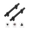 Ravinte 30 Pack 5 Inch Cabinet Pulls Matte Black Kitchen