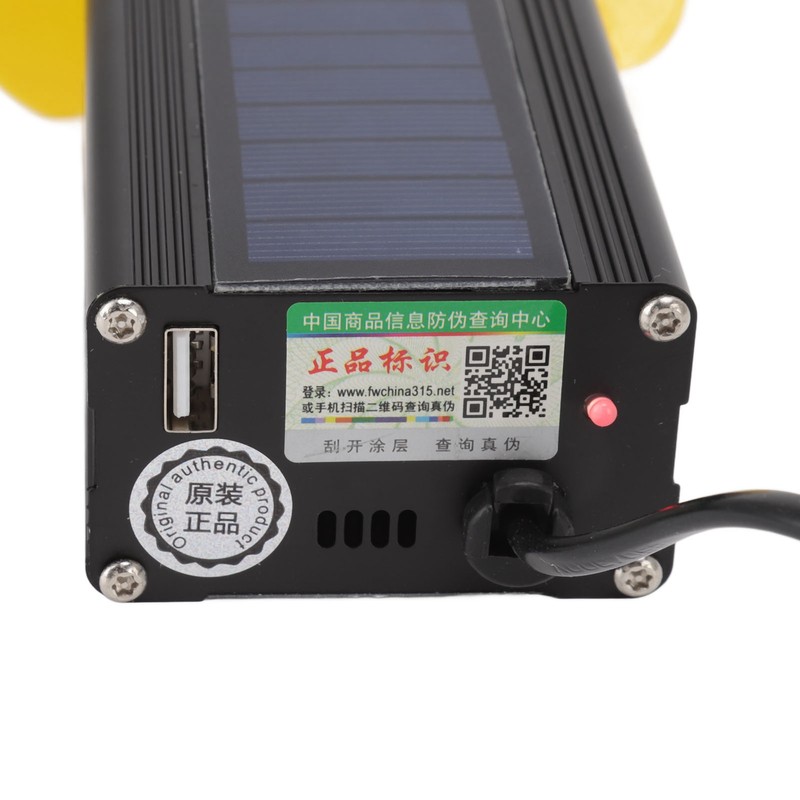 Solar Power Generator Aluminum Alloy ABS Phone Charging Function Wind